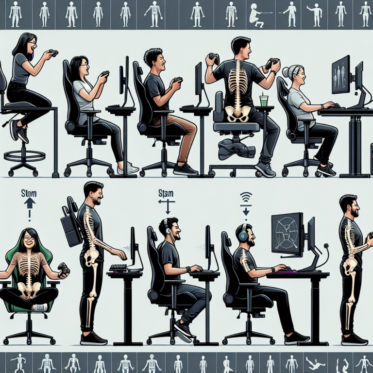 Ergonomic Positions for Long Gaming Sessions