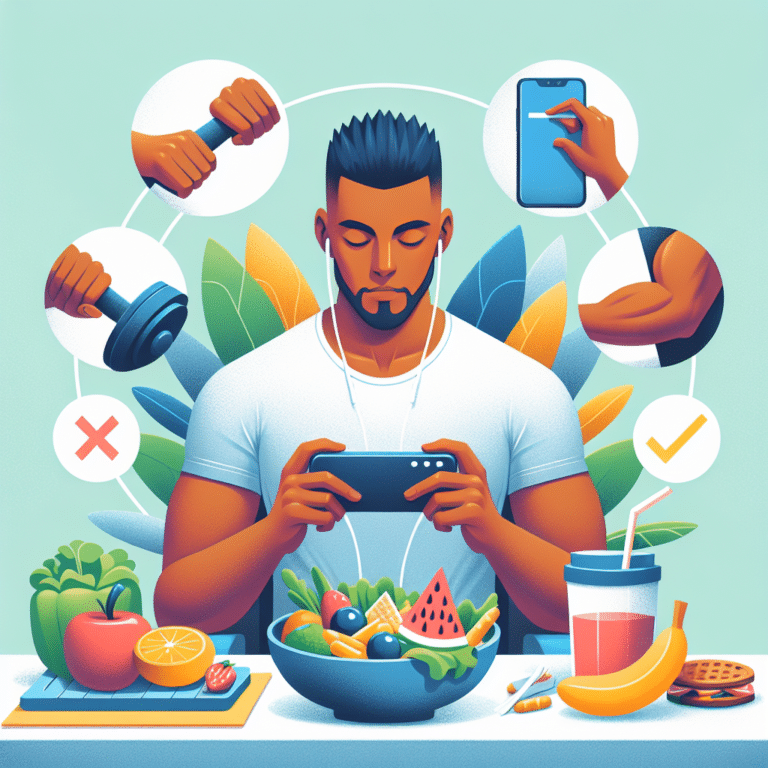 Mobile Gamer Daily Routine for Health