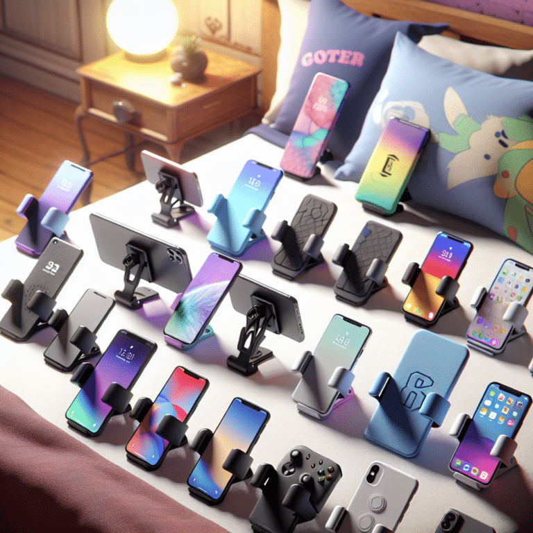  "Phone Holders for Bed Gaming