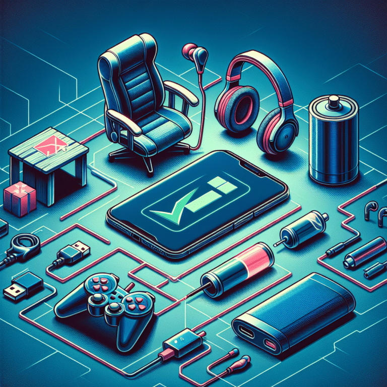 Mobile Gaming Setup Checklist".