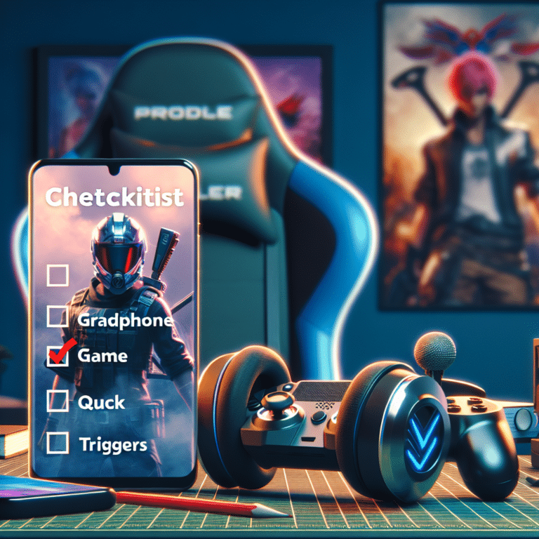 Mobile Gaming Setup Checklist".