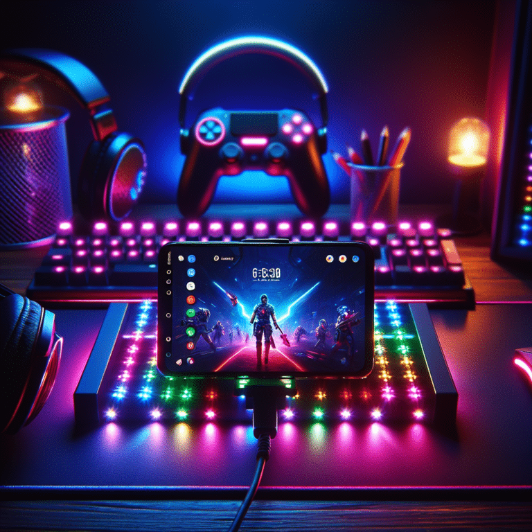 LED Lights for Mobile Gaming Setup